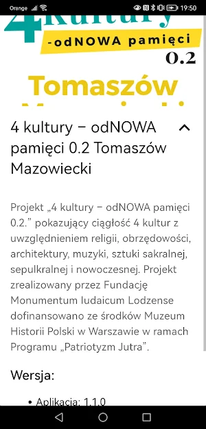 odNOWA pamięci 0.2 - Tomaszów Screenshot 1