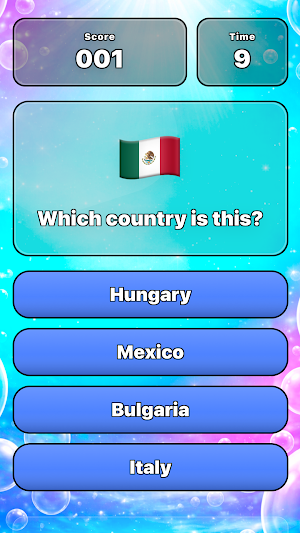 Bubblehead Quiz Screenshot 1