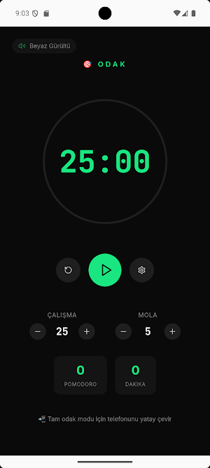 Pomodoro - Odaklan ve Bitir Screenshot 0