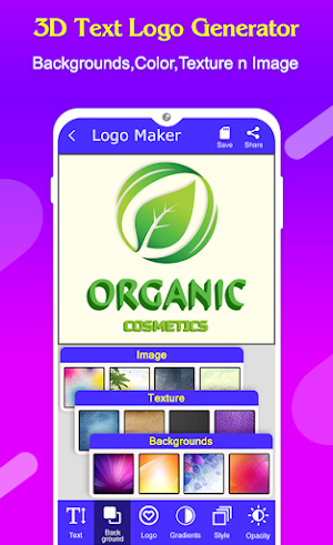 3D Name Art -Stylish Name Maker Screenshot 1