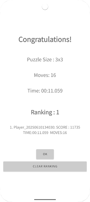 SLIDING PUZZLE Screenshot 2