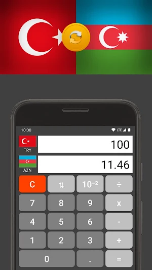 Turkish Lira/Azerbaijani Manat Screenshot 0