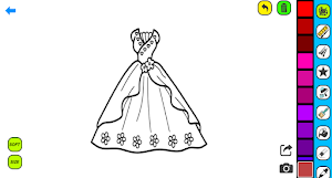 Gown Coloring Book Screenshot 1