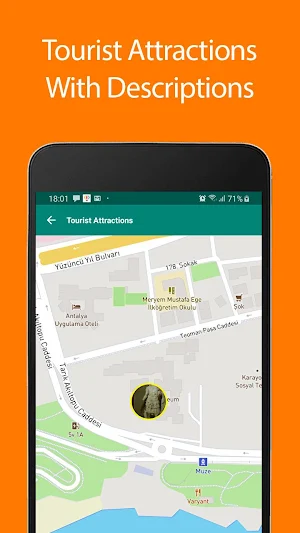 Antalya Offline Map and Travel Guide Screenshot 0