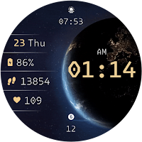 Space Storm Watch Face