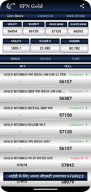 SPN Gold : Mumbai Bullion Screenshot 1