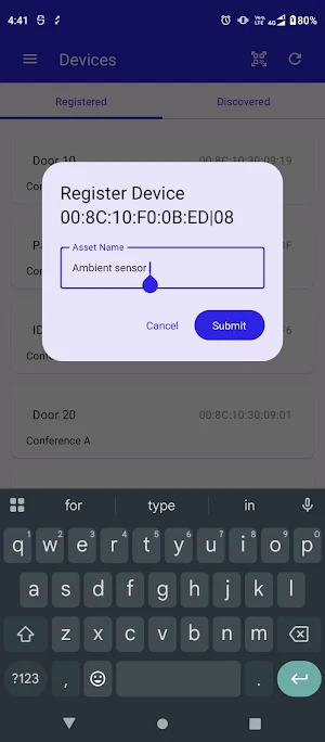 Alertware Configuration APP Screenshot 2