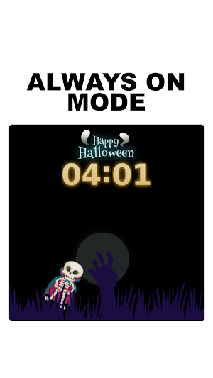 Halloween Skeleton Watch Face Screenshot 1