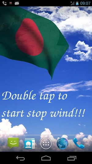 Bangladesh Flag Live Wallpaper Screenshot 0