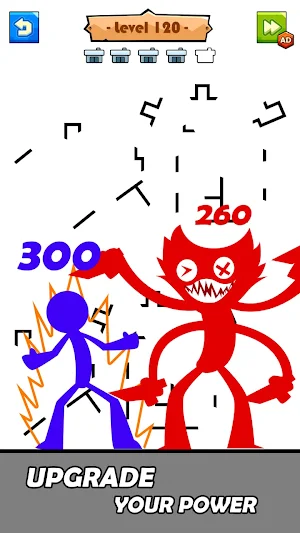 SCP Stick Hero: Backroom Wars Screenshot 1