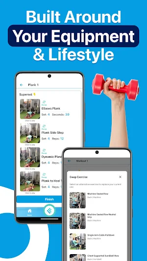 InterFit: Home Workout Planner Screenshot 3