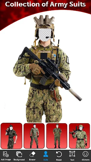 New Army Photo Suit Free Editor Screenshot 3