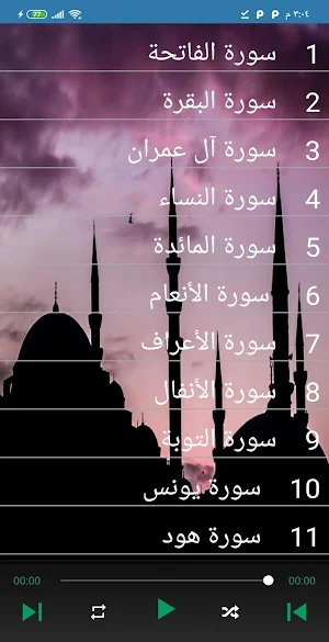ياسر الدوسري القرأن الكريم كامل بدون نت جوده عالية Screenshot 2