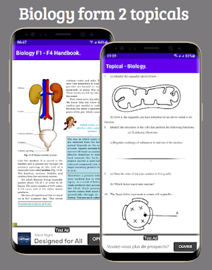 Biology; form 1-4 topicals. Screenshot 1