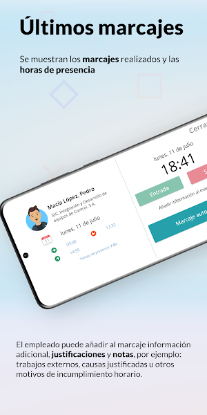 Timebook Kiosk Screenshot 2
