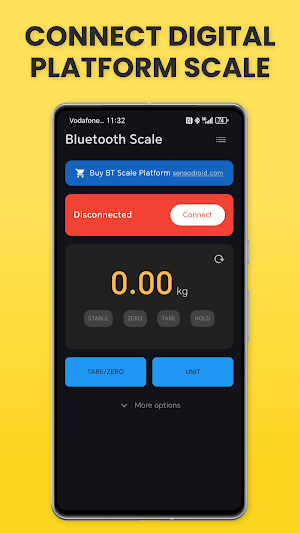 Bluetooth digital weigh scale Screenshot 3