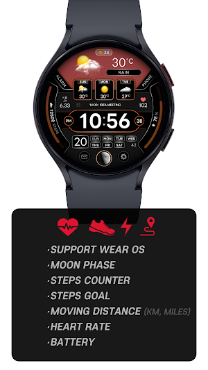 SamWatch Digital Weather 6 Screenshot 1