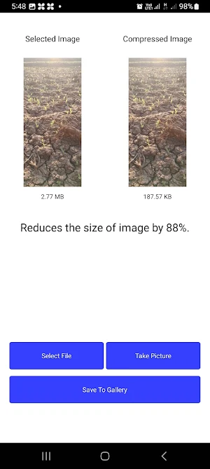 Reduce Image Size from MB - KB Screenshot 1