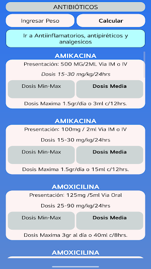 Rapidosis Pediátrica Screenshot 0