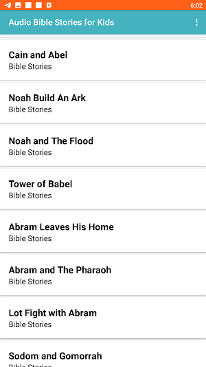 Bedtime Audio Bible Stories Screenshot 1