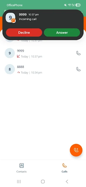 OfficePhone Screenshot 1