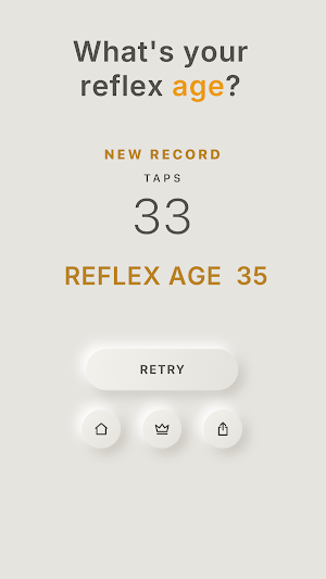 Tap the Light: Reaction Test Screenshot 1
