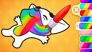 Tabi coloring games for kids Screenshot 1