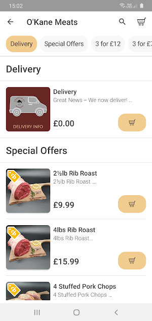 O'Kane Meats Screenshot 1