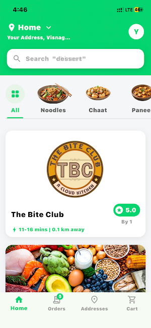 CraveEat: Food Delivery Screenshot 0