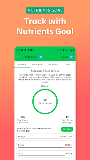 Macros Tracker & Food Tracker Screenshot 1