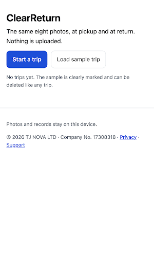 ClearReturn Screenshot 1