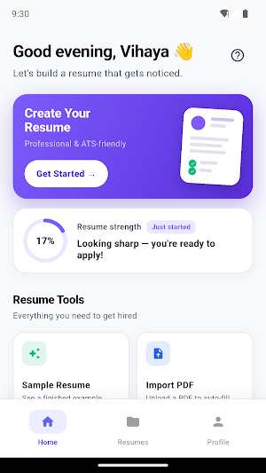 Resuby: Resume & CV Maker Screenshot 0