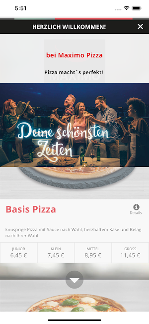 Maximo Pizza Screenshot 0