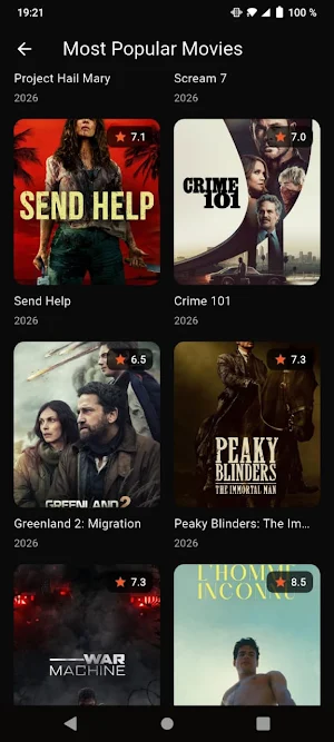 1Movies : Filmes & Séries Screenshot 2