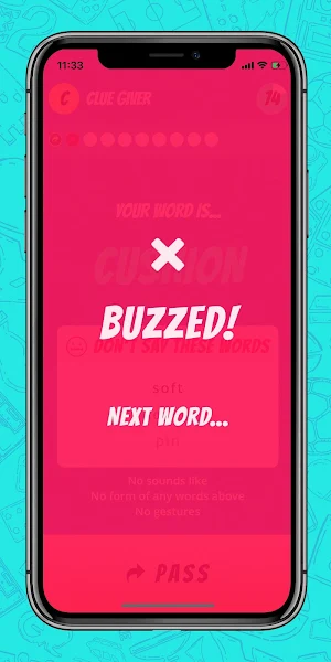 Buzz Clue - A Multiplayer Taboo Style Party Game Screenshot 3