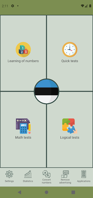 Numbers in Estonian language Screenshot 0