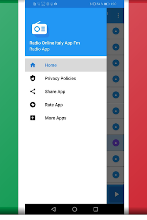Radio Online Italy App Fm Screenshot 3