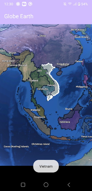 Globe Earth Screenshot 1
