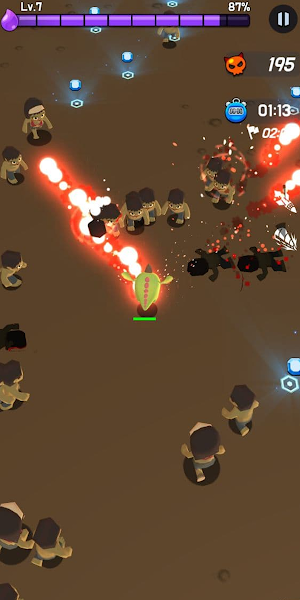 Dragon vs Zombie : Endless io RPG Screenshot 3
