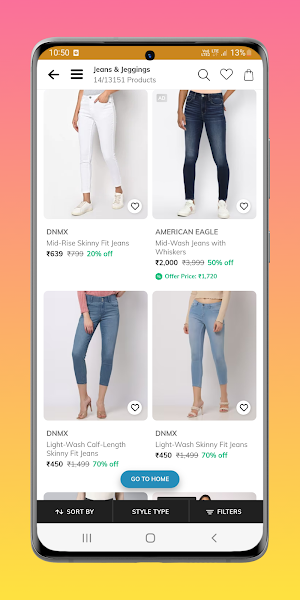 Women Jeans Shopping App Screenshot 3