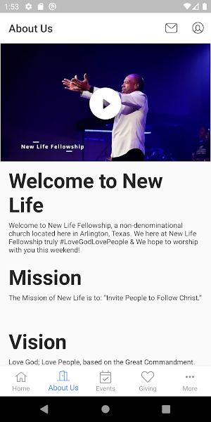 New Life Fellowship Ministries Screenshot 2