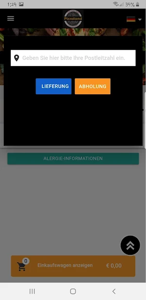 Pizza land Hutthurm Screenshot 2