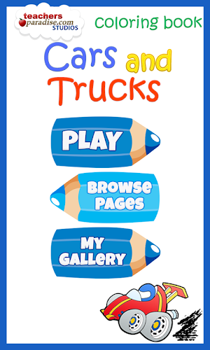 Cars Coloring Book Game Screenshot 0