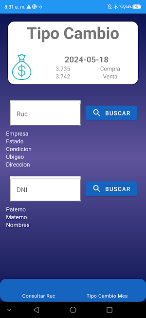 Consultar Ruc y DNI Perú Screenshot 0