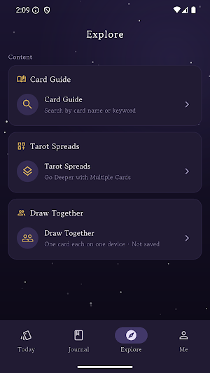 Tarot Diary: Daily Reading Screenshot 1