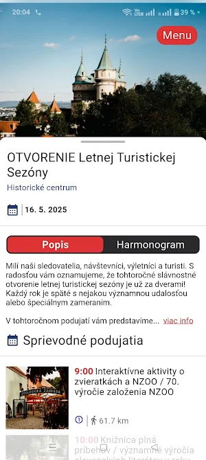 Stopy zážitkov Screenshot 1