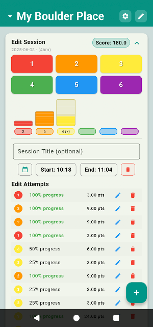 Boulder Logger Screenshot 1