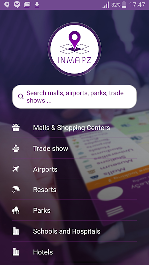 InMapz indoor navigation airport maps, mall maps Screenshot 0
