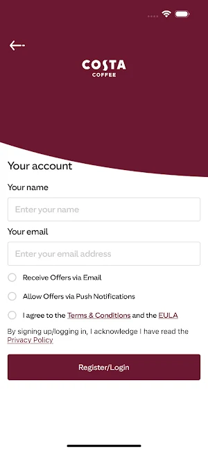 Costa Coffee Gibraltar Screenshot 1