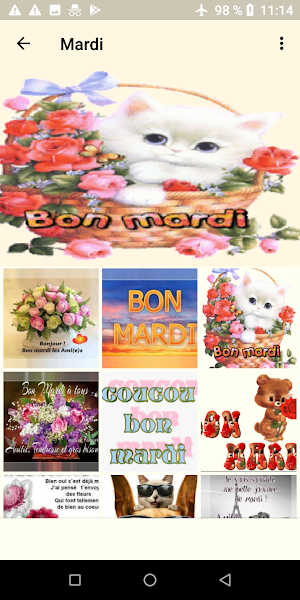 Images des Jours de la Semaine Screenshot 2
